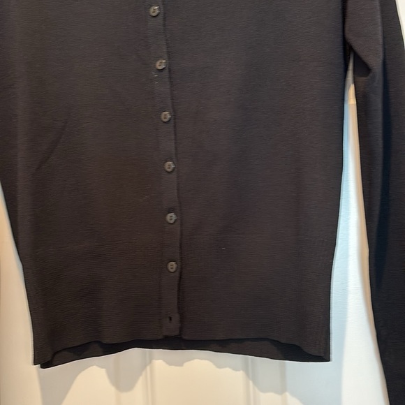 Joseph A black knit cardigan sweater - Picture 2 of 5